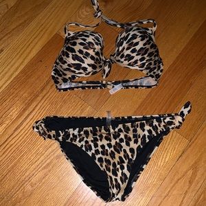 Victoria secret bombshell cheetah bathing suit